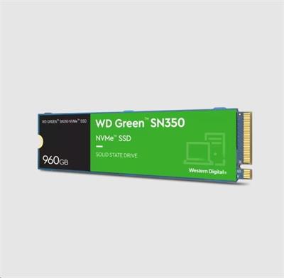 WD GREEN SSD NVMe 960GB PCIe SN350, Gen3 8GB/s, (R:2400/W:1900 MB/s)