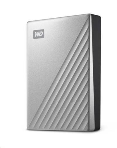 WD My Passport ULTRA 4TB Ext. 2.5" USB3.0 Silver for MAC USB-C