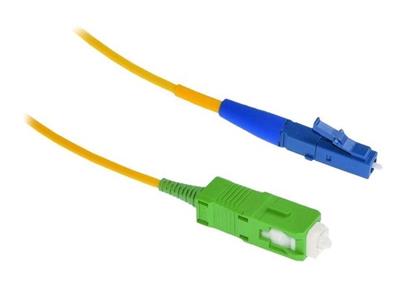 XtendLan Patch kabel, optický, LC/PC-SC/APC, 9/125, simplex, 2m, LS0H, G.652d, ZWP