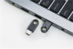 YubiKey 5C - USB-C, klíč/token s vícefaktorovou autentizaci, podpora Smart Card (2FA)