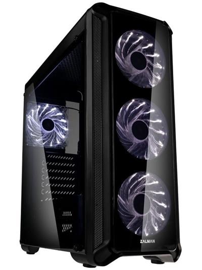 Zalman case I3 Edge, Skříň, Middle tower, bez zdroje, ATX, 1x USB 3.0, 2x USB 2.0, průhledná bočnice, černá