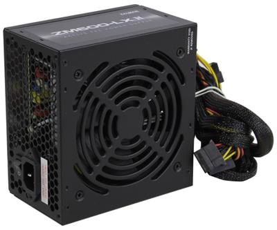 Zalman zdroj ZM600-LX II , ATX, 600W, aktivní PFC, 120mm ventilátor, účinnost 85%