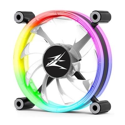 Zalman ZM-LF120 , Ventilátor, 120mm, EBR ložisko, 4-pin PWM + 3-pin, ARGB LED, ring design