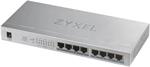 Zyxel GS1008-HP, 8 Port Gigabit PoE+ unmanaged desktop Switch, 8 x PoE, 60 Watt