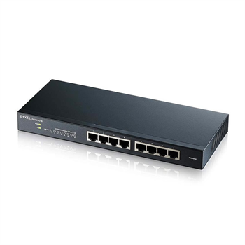 Zyxel GS1900-8 v2, 8 port GbE L2 smart switch, desktop, fanless