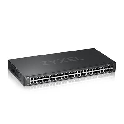 Zyxel GS2220-50,EU region,48-port GbE L2 Switch with GbE Uplink (1 year NCC Pro pack license bundled)