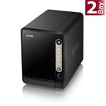 ZyXEL NAS326, 2-bay Single Core Personal Cloud Storage, Dual Core CPU 1.3GHz, 512MB DDR3 memory, 2 SATA II 2.5"/3.5"HDD