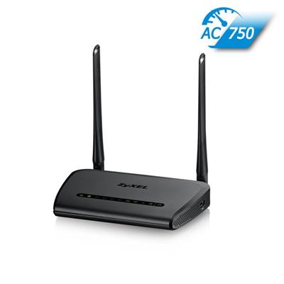 Zyxel NBG6515 Simultaneous Dual-Band Wireless AC750 Gigabit Router