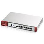 Zyxel VPN100, Advanced VPN Firewall, 100x VPN (IPSec/L2TP), up to 100 SSL VPN (10 included), 2x WAN, 4x LAN/DMZ, 1x SFP